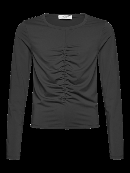 Rosemunde Bluse Billie Wrinkle - Black 